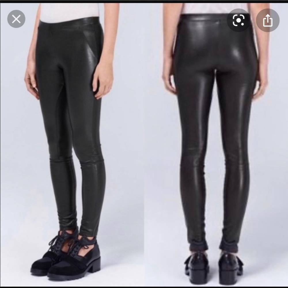 Arizitia Wilfred Rebelle faux leather leggings